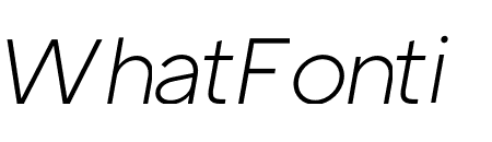 ATC Arquette Light Italic