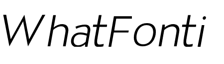 ATC Overlook Light Italic