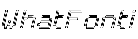 Partita Outline Inline Italic