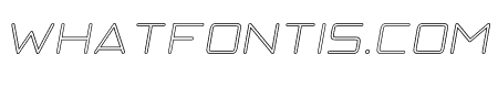 Sagoma Thin Outline Italic