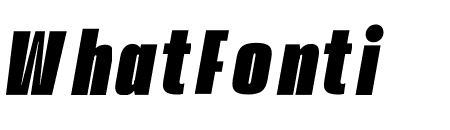 ETC ANYBODY BLACK CONDENSED ITALIC