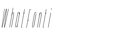 ETC ANYBODY HAIRLINE CONDENSED ITALIC