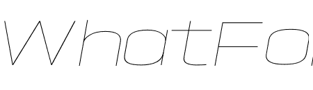 ETC ANYBODY HAIRLINE EXTENDED ITALIC