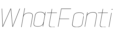ETC ANYBODY HAIRLINE ITALIC