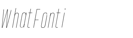 ETC ANYBODY HAIRLINE NARROW ITALIC