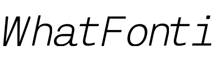 NB Akademie Mono Light Italic
