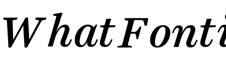 Harriet Text Medium Italic