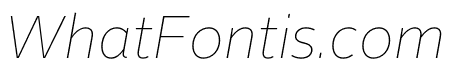 Alright Sans ExThin Italic