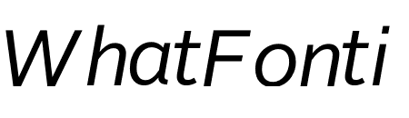 Alright Sans Regular Italic