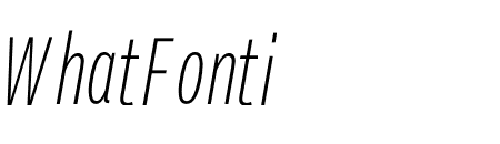 Alright Compressed Thin Italic