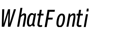 Alright Condensed Regular Italic