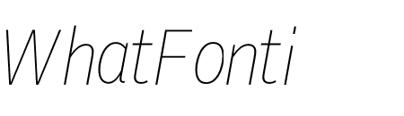 Alright Narrow ExThin Italic