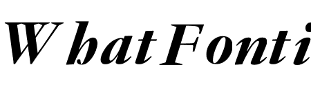 JJannon Display Extrabold Italic