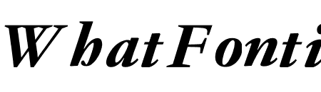 JJannon Extrabold Italic