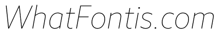 AZO SANS 2 NARROW THIN  ITALIC