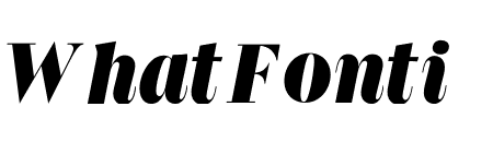 GLIKO MODERN L BLACK ITALIC