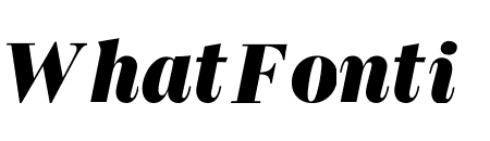 GLIKO MODERN M BLACK ITALIC