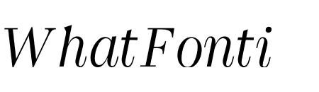 GLIKO MODERN M LIGHT ITALIC
