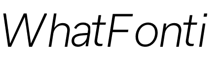 USUAL LIGHT ITALIC