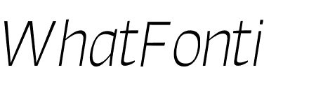 SIGNO THIN ITALIC
