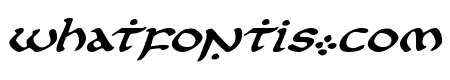 First Order Expanded Italic