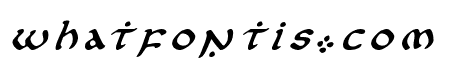 First Order Title Italic