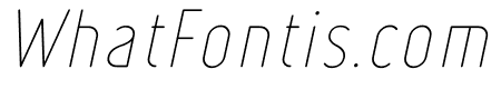 Ruler Thin Italic