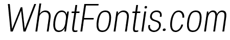 Specify PERSONAL Condensed Light Italic