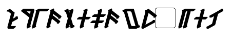 Dethek Bold Italic