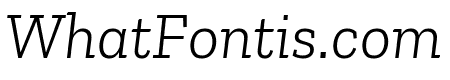 Zilla Slab Light Italic