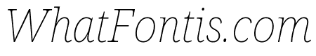 Avrile Serif Thin Italic