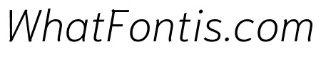 Niramit ExtraLight Italic