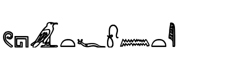 Egyptian Hieroglyphs Regular