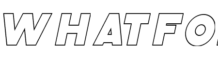 Meltland Line One Black Italic