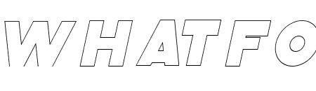 Meltland Line Two Black Italic