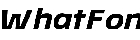 ?co Sans Pro 84 Heavy Extended Italic