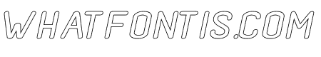Black Rovers Hollow Reg Italic