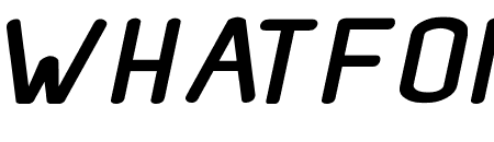 Black Rovers Regular Italic