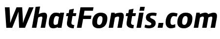 August Sans 76 Bold Italic