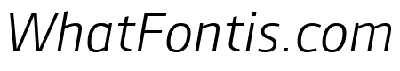 August Sans 46 Light Italic