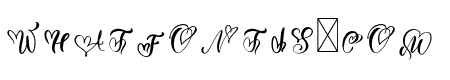 WeddingHeartMonogramRegular