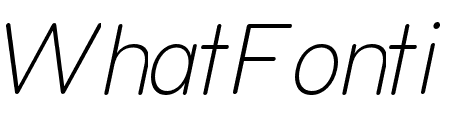 Opun ExtraLight Italic