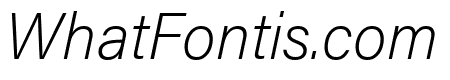 Acumin Pro ExtraCondensed Extra Light Italic