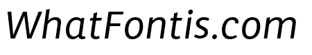 MultiText Regular Italic