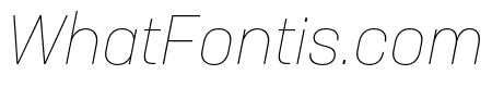 Neusa Next Std Compact Thin Italic