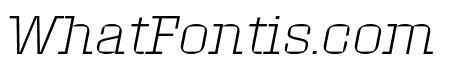 Roster Condensed Extra Light Italic