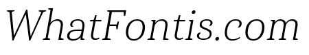 Haboro Serif Cond Light It