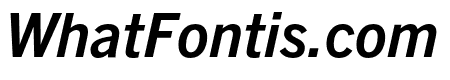 Trade Gothic Next LT Pro Bold Condensed Italic