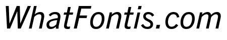 Trade Gothic Next LT Pro Condensed Italic
