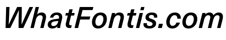 Neue Haas Unica W1G Medium Italic